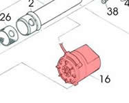 16) Air supply assembly